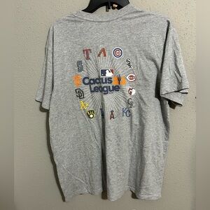 MLB 2023 Arizona Spring training 47 Gray Cactus League Short Sleeve Tee. XXL.